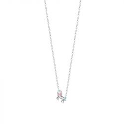 Collier enfant edora licorne argent 925/1000 laqué edo72196337 - colliers-enfant - edora - 0