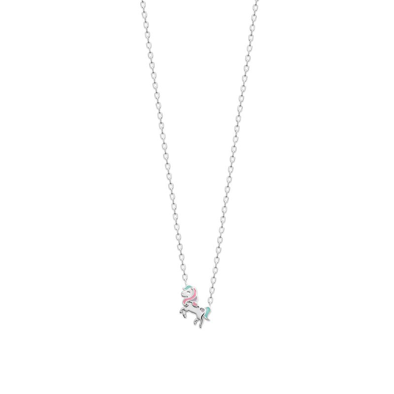 Collier enfant edora licorne argent 925/1000 laqué edo72196337 - colliers-enfant - edora