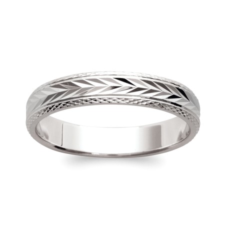 Bague mixte alliance edora argent 925/1000 argenté edo72473004 – bagues de mariage