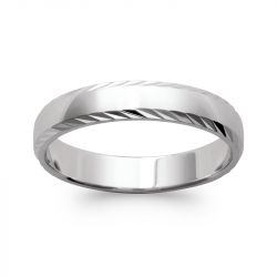 Bague mixte alliance edora argent 925/1000 argenté edo72472004 - bagues-femmes - edora - 0
