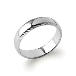 Bague mixte alliance edora argent 925/1000 argenté edo72472005 - bagues-femmes - edora - 1