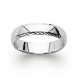 Bague mixte alliance edora argent 925/1000 argenté edo72472005 - bagues-femmes - edora - 0