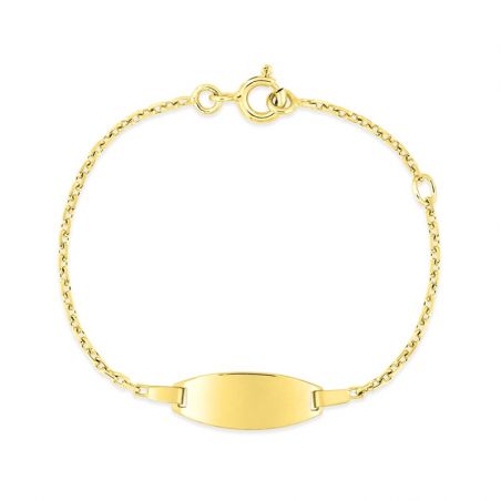 Bracelets or 375 : bracelet femme or 375, bracelet jonc or 375 - gourmettes - edora - 1