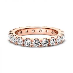 Bague femme pandora ÉternitÉ rang scintillant doré rose 14 carats 180050c01 - plus-de-bagues-femmes - edora - 3
