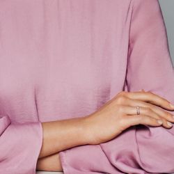 Bague femme pandora torsades scintillante doré rose 14 carats 180892cz - plus-de-bagues-femmes - edora - 1