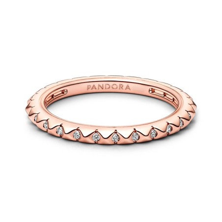 Bague femme taille 54 pandora me pyramides doré rose 14 carats – toutes nos bagues femme
