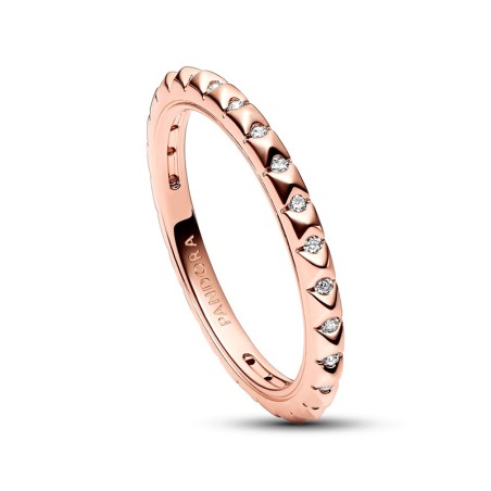 Bague femme taille 56 pandora me pyramides doré rose 14 carats – toutes nos bagues femme
