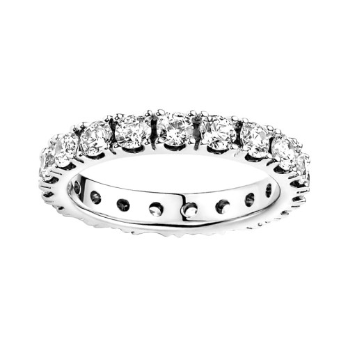 Bague Femme Taille 56 PANDORA ÉTERNITÉ RANG SCINTILLANT Argent 925/1000