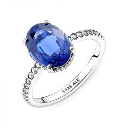 Bague femme taille 54 pandora halo spectaculaire scintillante argent 925/1000 - plus-de-bagues-femmes - edora - 3
