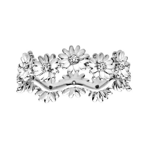 Bague Femme Taille 56 PANDORA COURONNE MARGUERITE SCINTILLANTE Argent 925/1000