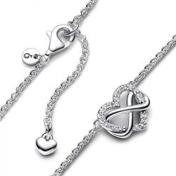 Collier femme pandora cŒur infini scintillant argent 925/1000 - plus-de-colliers-femmes - edora - 2