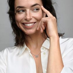 Collier femme pandora cŒur infini scintillant argent 925/1000 - plus-de-colliers-femmes - edora - 3