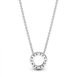 Collier femme pandora cercle pavÉ signature argent 925/1000 - plus-de-colliers-femmes - edora - 2