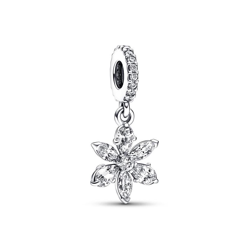 Charm femme pandora pendant herbier scintillant argent 925/1000 - charms - edora