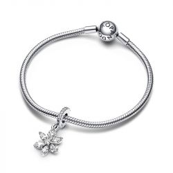 Charm femme pandora pendant herbier scintillant argent 925/1000 - charms - edora - 3