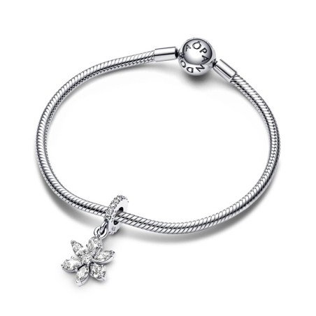 Charm femme pandora pendant herbier scintillant argent 925/1000 – charms