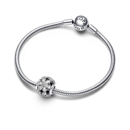 Charm femme pandora herbier scintillant argent 925/1000 – charms