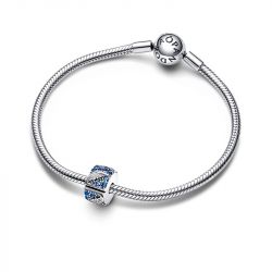 Charm femme pandora clip plume courbe & pavÉ argent 925/1000 - charms - edora - 3