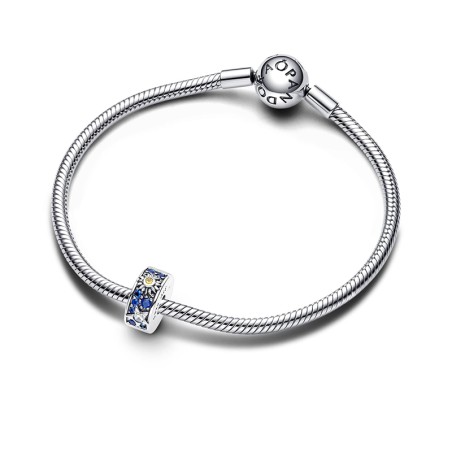Charm femme pandora clip céleste soleil, étoile &amp; lune argent 925/1000 – charms