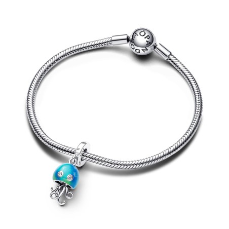 Charm femme pandora pendant méduse versicoloree argent 925/1000 – charms