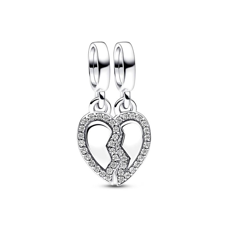 Charm femme pandora pendant cŒur de l'amitiÉ sÉparable argent 925/1000 - charms - edora