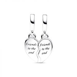 Charm femme pandora pendant cŒur de l'amitiÉ sÉparable argent 925/1000 - charms - edora - 2