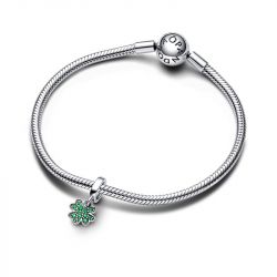 Charm femme pandora pendant trÈfle À quatre feuilles argent 925/1000 - charms - edora - 3