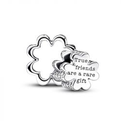 Charm femme pandora trÈfle À quatre feuilles sÉparable argent 925/1000 - charms - edora - 2