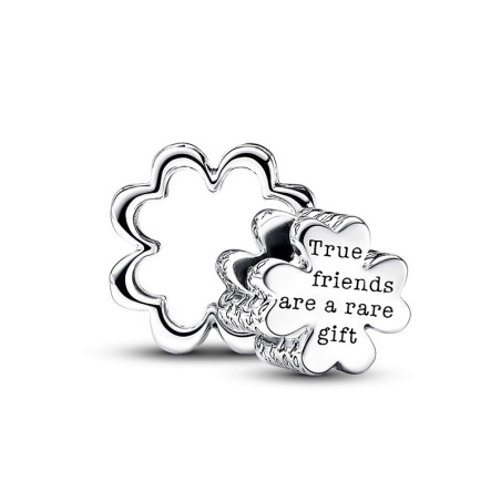 Charm femme pandora trèfle à quatre feuilles séparable argent 925/1000 – charms