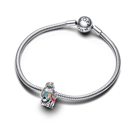 Charm femme pandora disney pixar coco crâne miguel &amp; dante argent 925/1000 – charms
