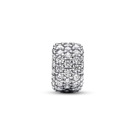 Charm femme pandora triple rang pavé scintillant argent 925/1000 – charms