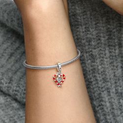 Accessoires bracelet: charms, cuir les georgettes, clip bracelet (24) - charms - edora - 2