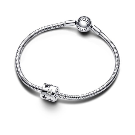 Charm femme pandora étoile scintillante ajourée argent 925/1000 – charms