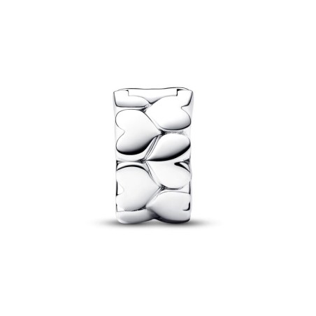 Charm femme pandora clip motif cœur argent 925/1000 – charms