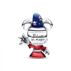 Charm femme pandora disney mickey apprenti sorcier argent 925/1000 - charms - edora - 2