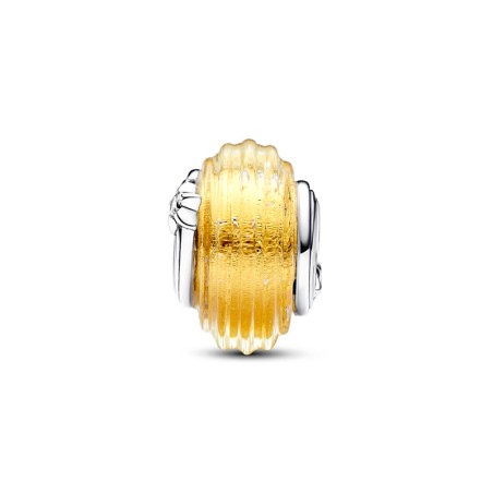 Charm femme pandora étoile filante en verre de murano argent 925/1000 – charms