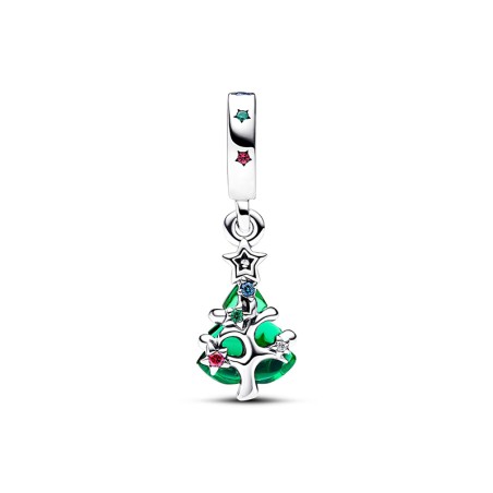 Charm femme pandora pendant sapin de noël scintillant argent 925/1000 – charms