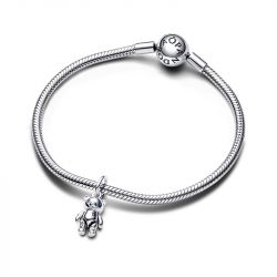 Charm femme pandora pendant ours en peluche articulÉ argent 925/1000 - charms - edora - 3