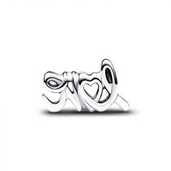 Charm femme pandora love en lettres cursives argent 925/1000 - charms - edora - 2