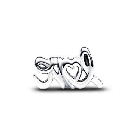 Charm femme pandora love en lettres cursives argent 925/1000 – accueil