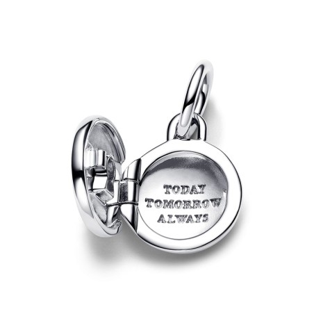 Médaillon femme pandora amour ouvrable et gravable argent 925/1000 – charms