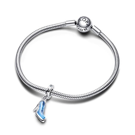 Charm femme pandora disney pendant pantoufle de verre cendrillon argent 925/1000 – charms