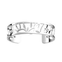 Manchette femme 14mm les georgettes arbre de vie laiton argenté - manchettes - edora - 0