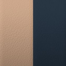 Cuir manchette 40mm les georgettes poudre ombre bleutée - accessoires-les-georgettes - edora - 1