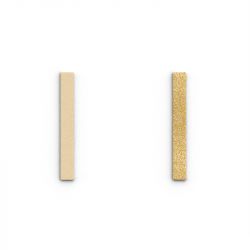 Cuir bague 8mm les georgettes crème/paillettes dorées 703315299c4000 - accessoires-les-georgettes - edora - 0