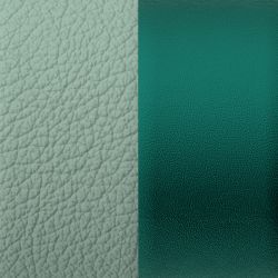 Cuir boucles d'oreilles 25mm les georgettes amande menthe givrée - accessoires-les-georgettes - edora - 1