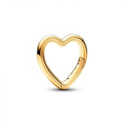 Link femme pandora me ouvrable cŒur métal doré 14 carats - charms - edora - 0