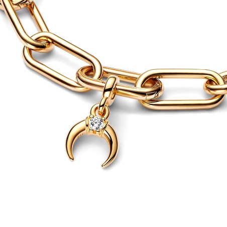 Mini dangle femme pandora me croissant de lune doré 14 carats – charms