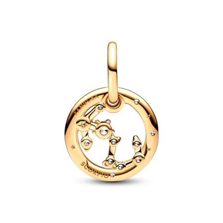 Charm femme pandora pendant signe du scorpion doré 14 carats – charms