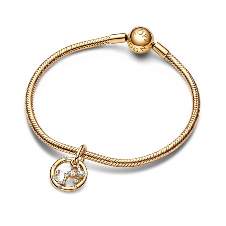 Charm femme pandora pendant signe du scorpion doré 14 carats – charms